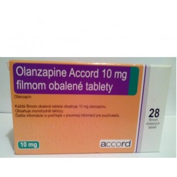 Оланзапін (Olanzapine) Accord 10 мг, 56 таблеток